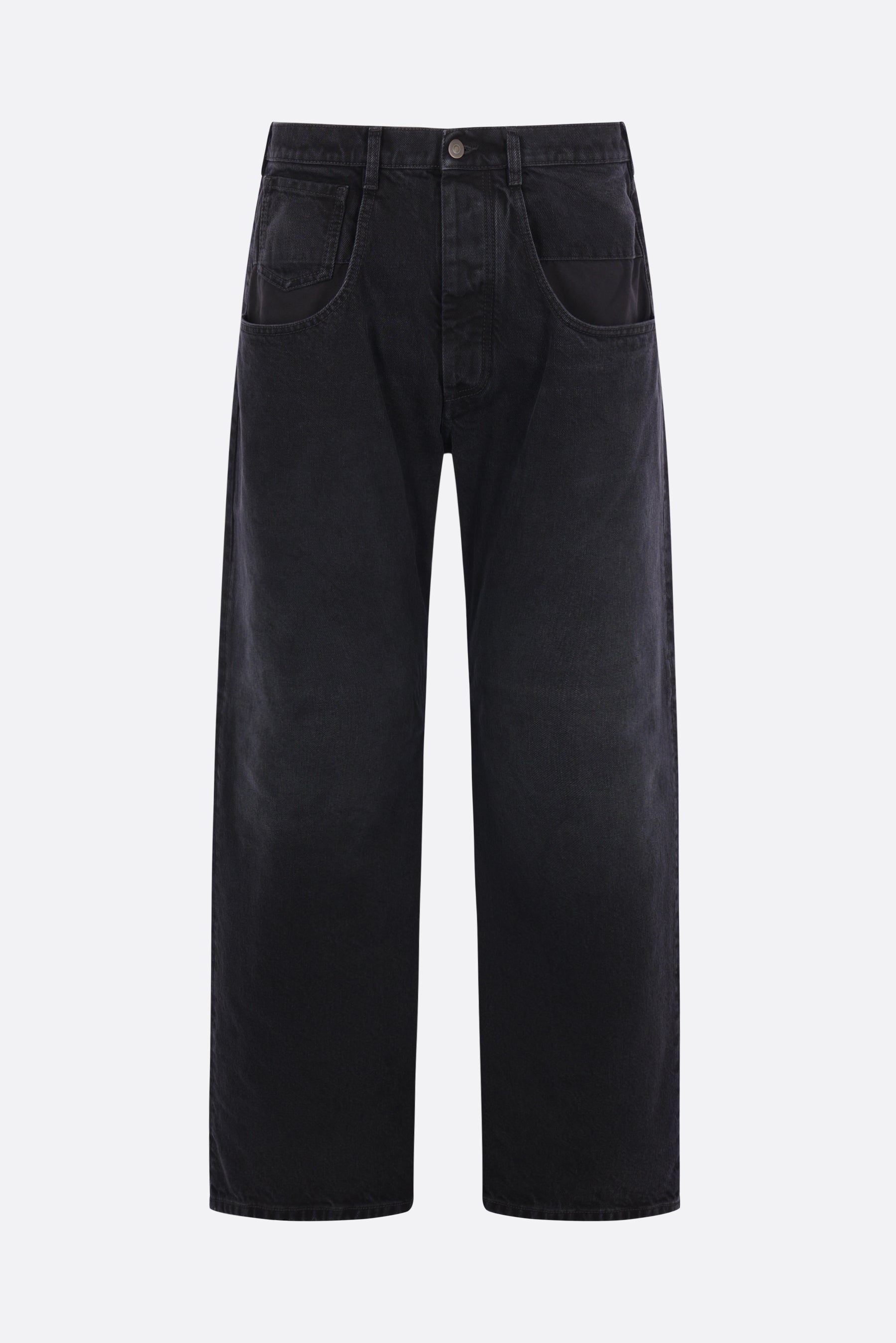 baggy jeans in denim