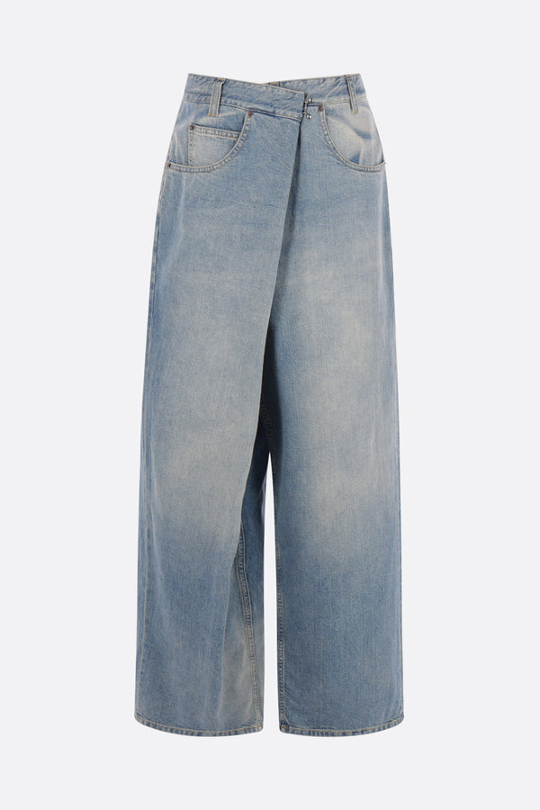 jeans a portafoglio in denim