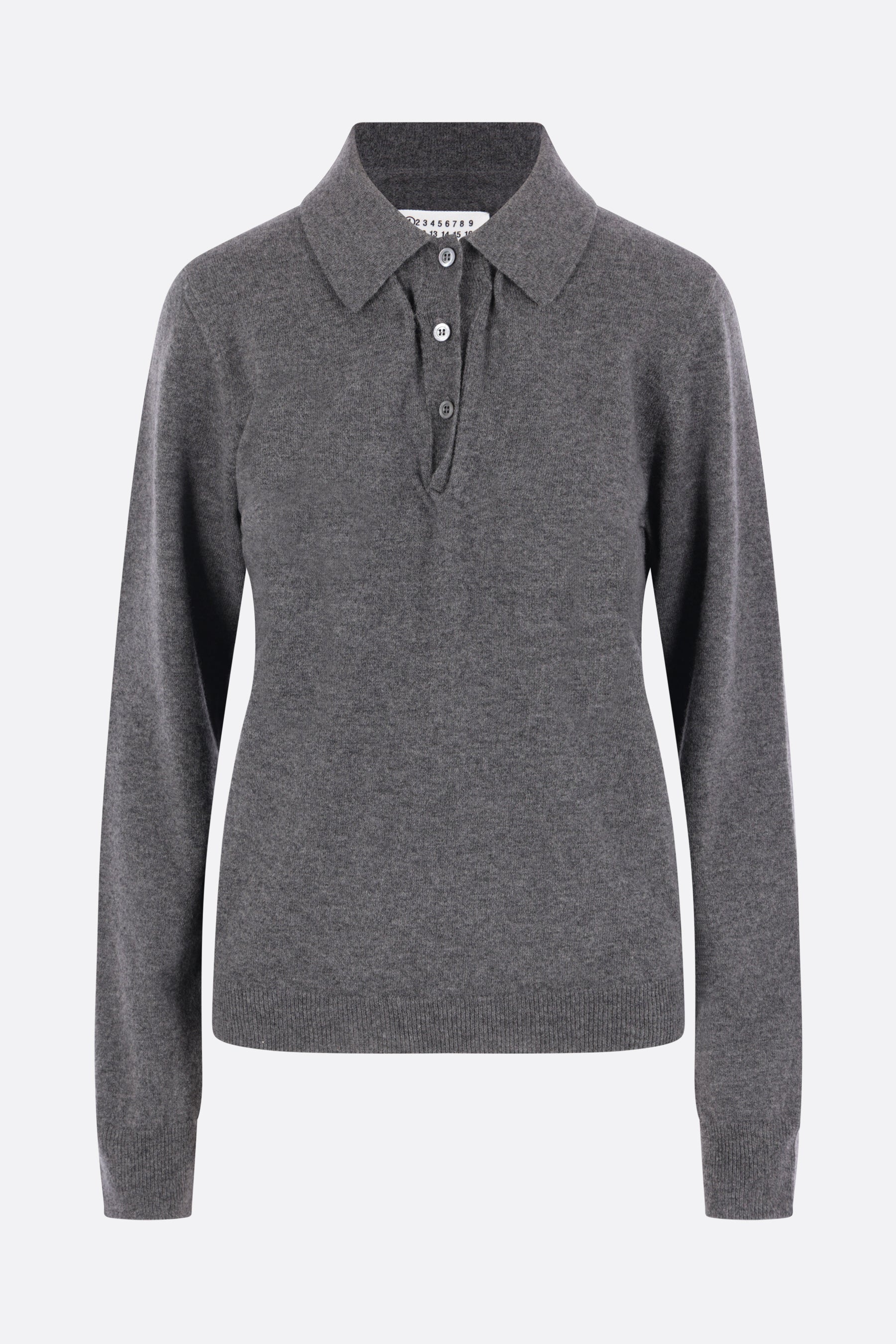 wool polo sweater