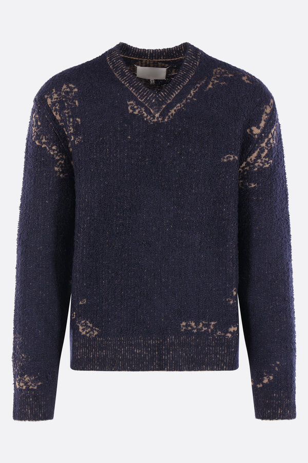 pullover Acid in misto cotone e lana