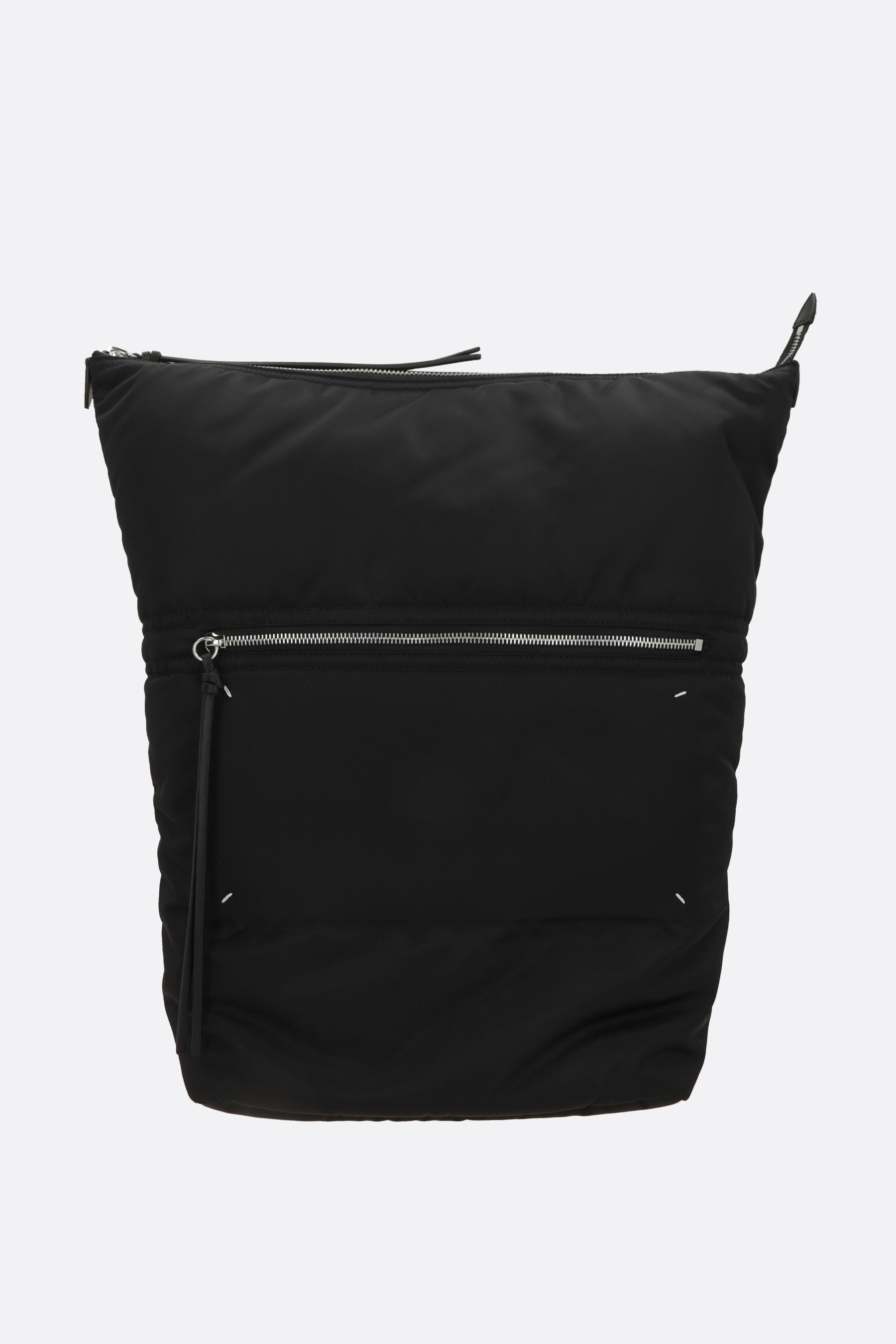 zaino medio in nylon con zip
