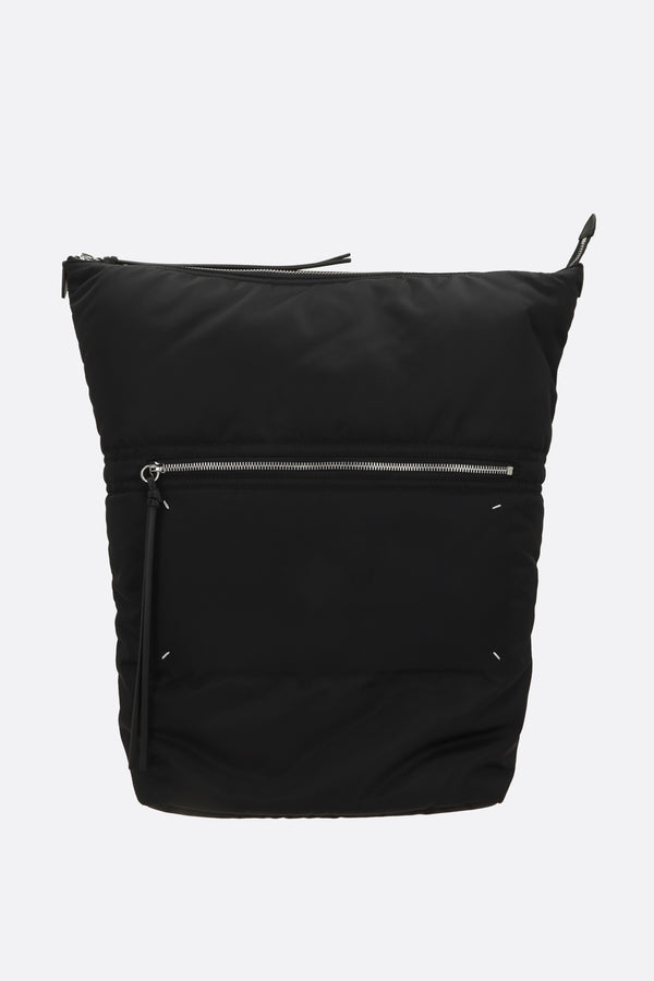zaino medio in nylon con zip