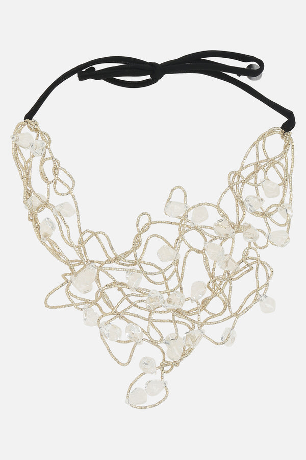 beads and crystals necklace