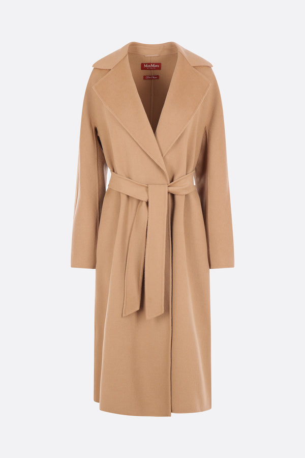 Cles wrap coat in wool and cashmere