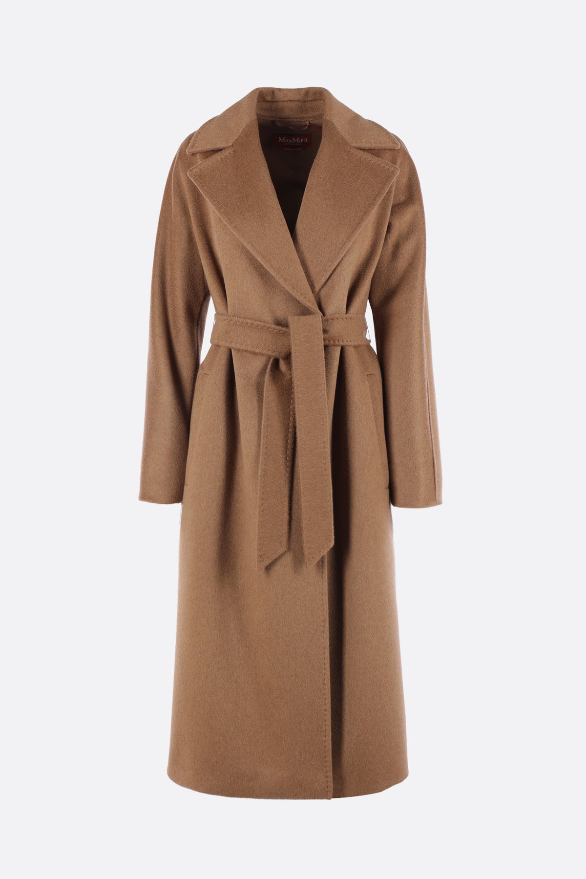 Samba wrap coat in cashmere and wool