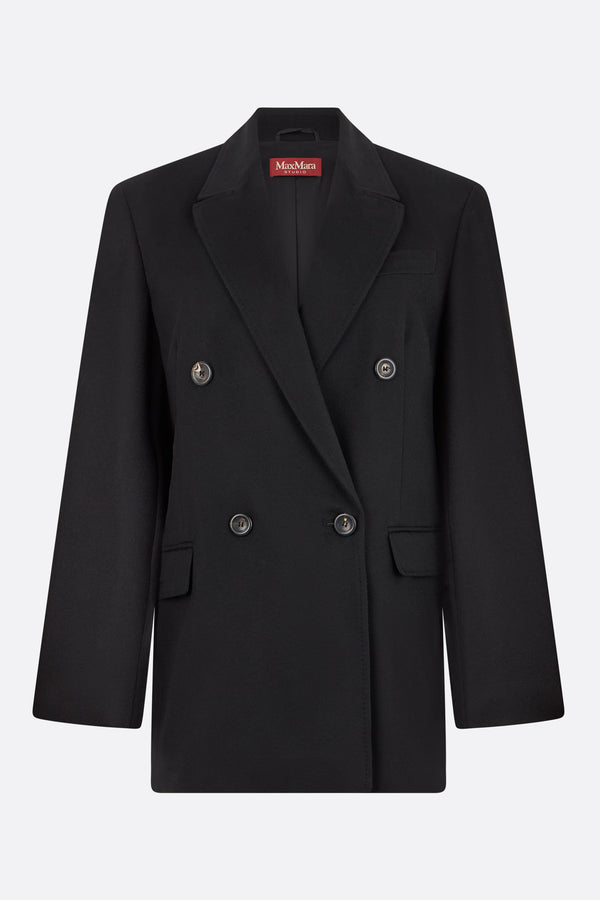 Hobby double-breasted blazer in wool