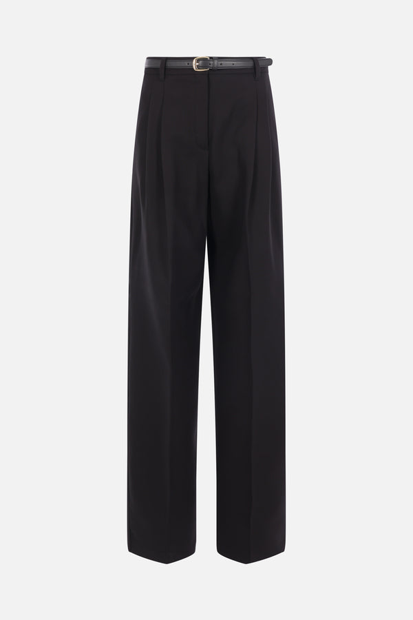 pantalone Adunco in cotone con cintura