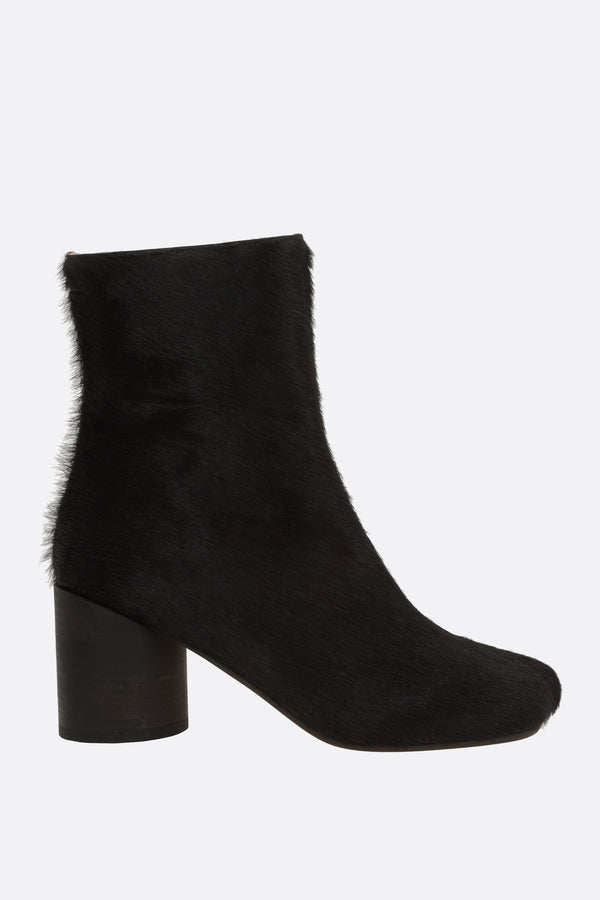 Anatomic ankle boots in calf hair