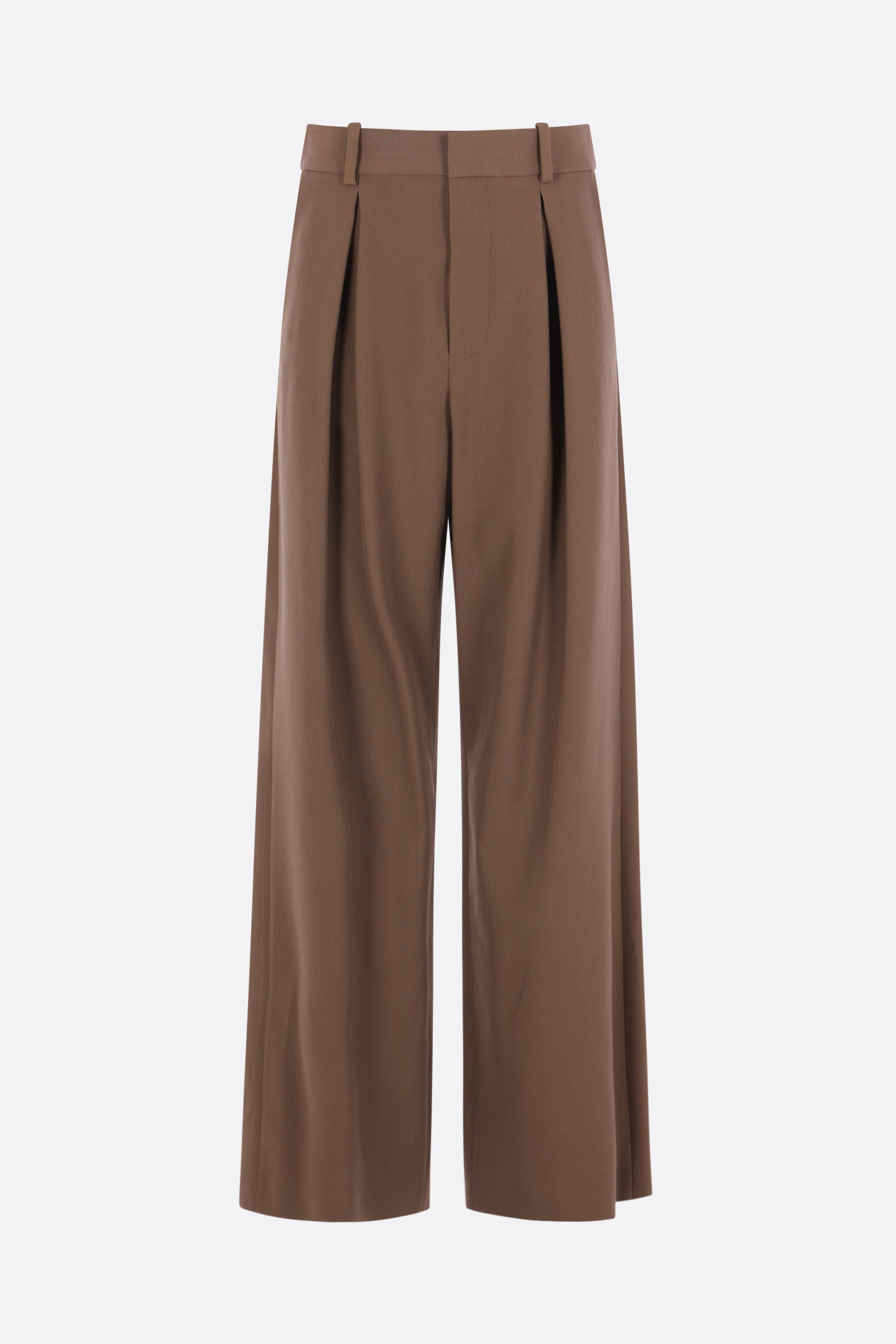 darted trousers in wool
