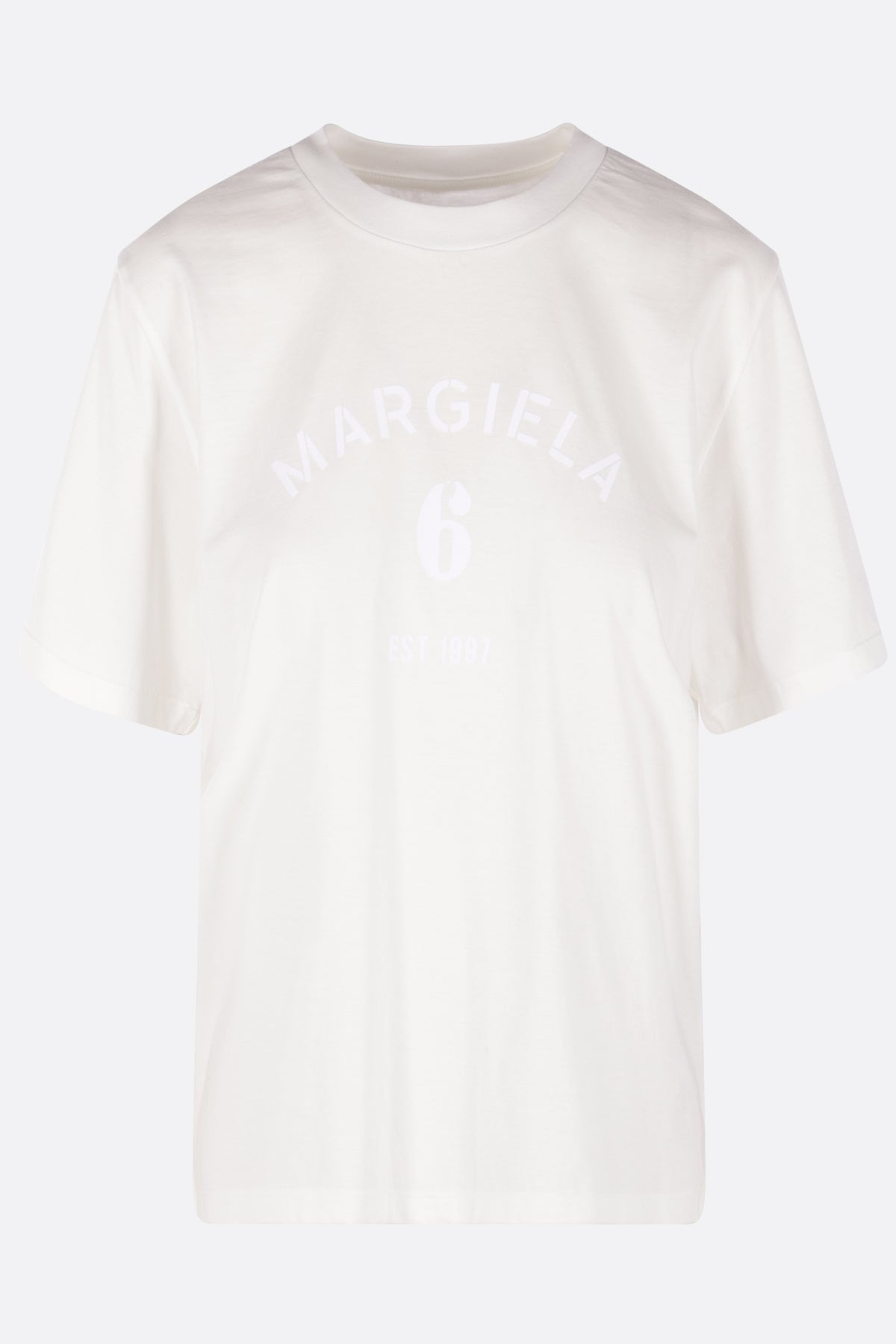 cotton t-shirt with Margiela 6 print