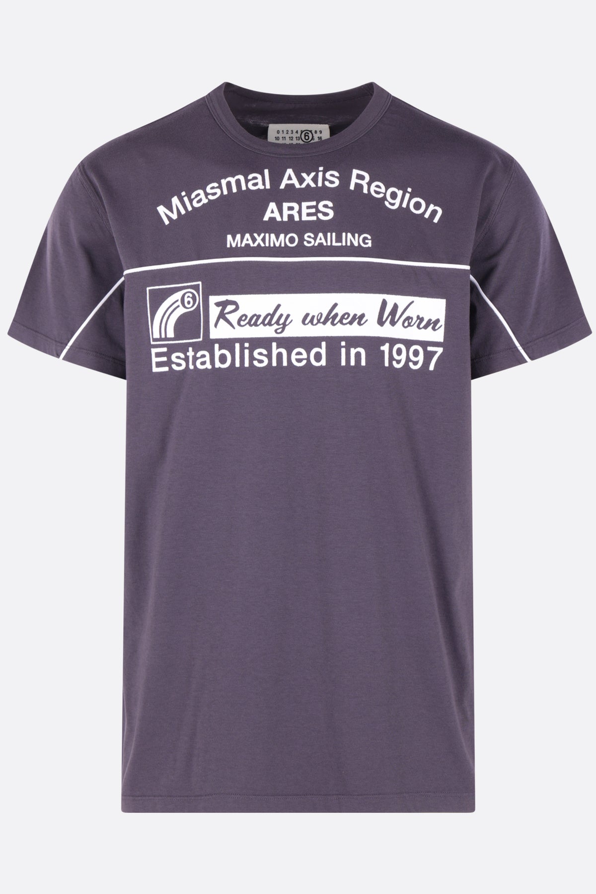 cotton t-shirt with Miasmal Axis Region embroidery