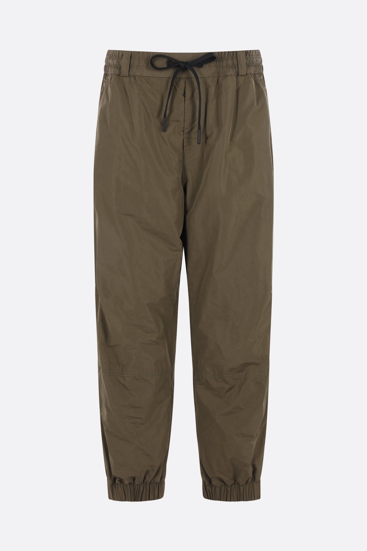 padded nylon jogger trousers