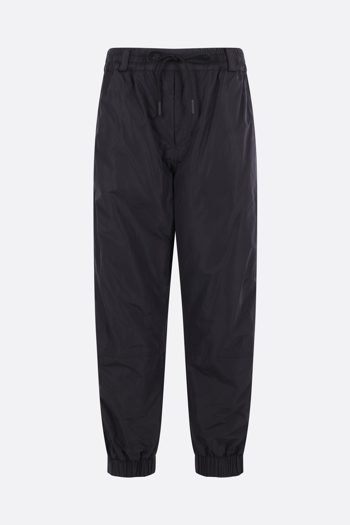 padded nylon jogger trousers