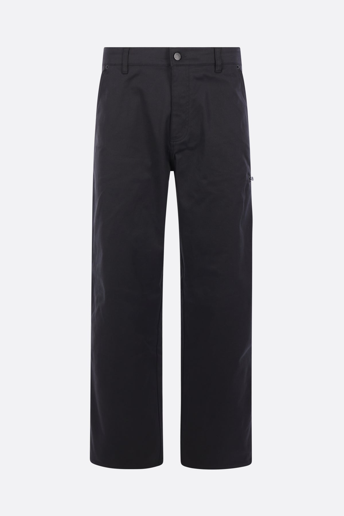 stretch gabardine trousers