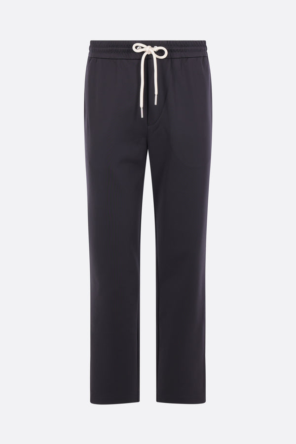 pantalone track in jersey tecnico