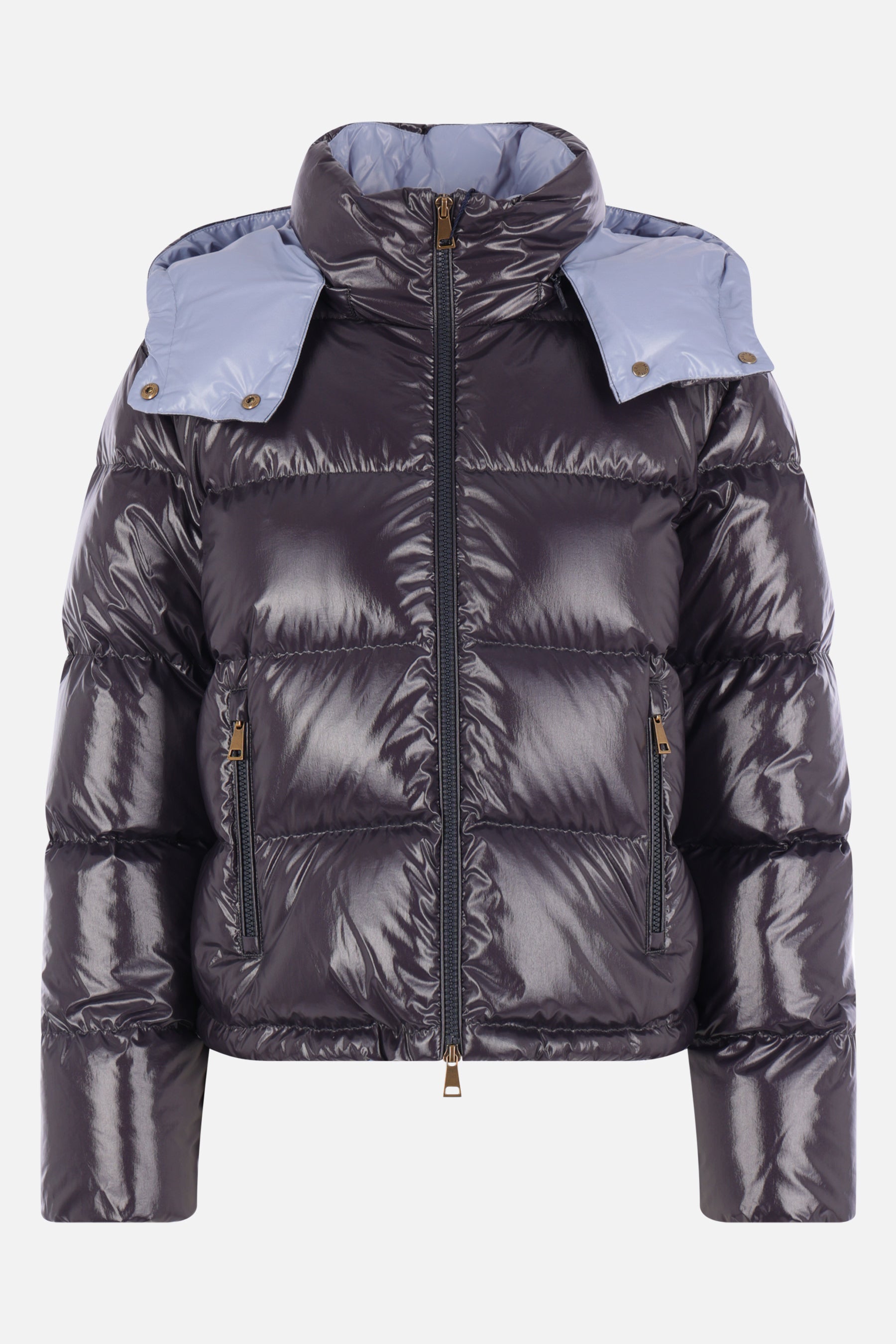Niveole down jacket in shiny nylon