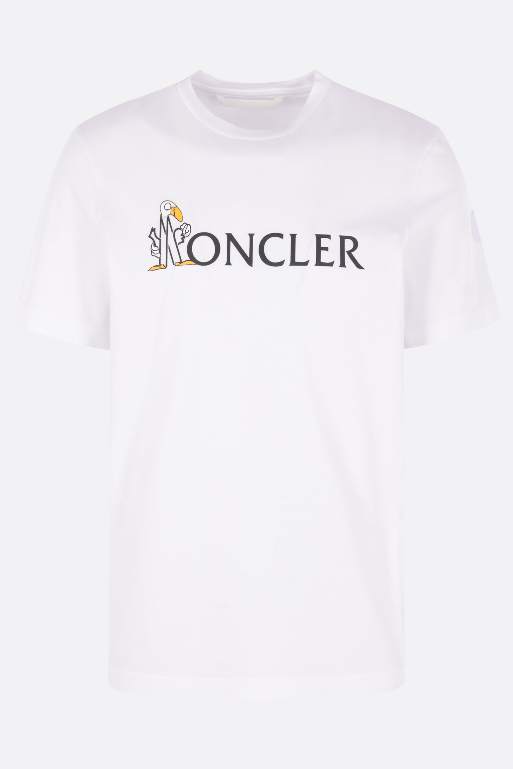 cotton t-shirt with logo print