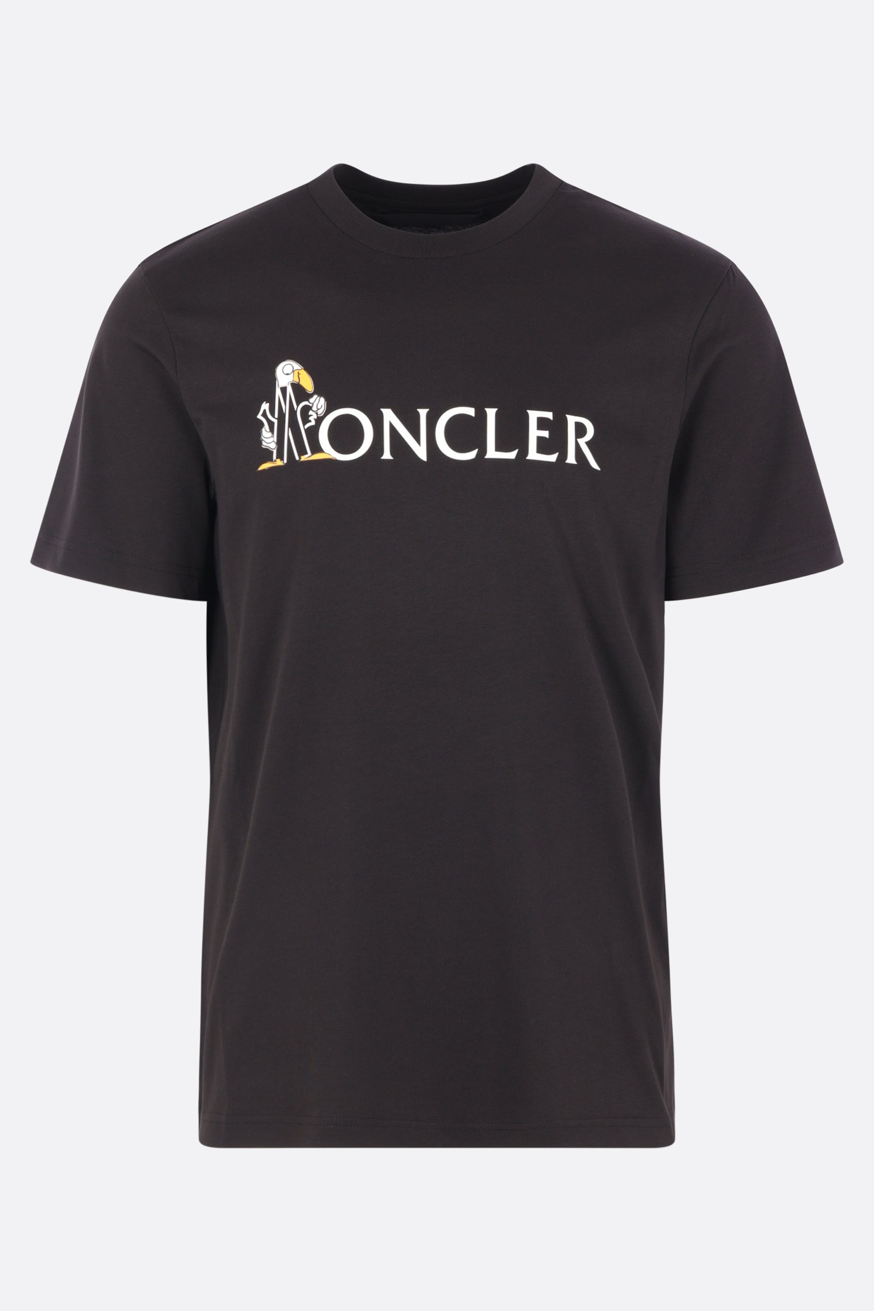 cotton t-shirt with logo print