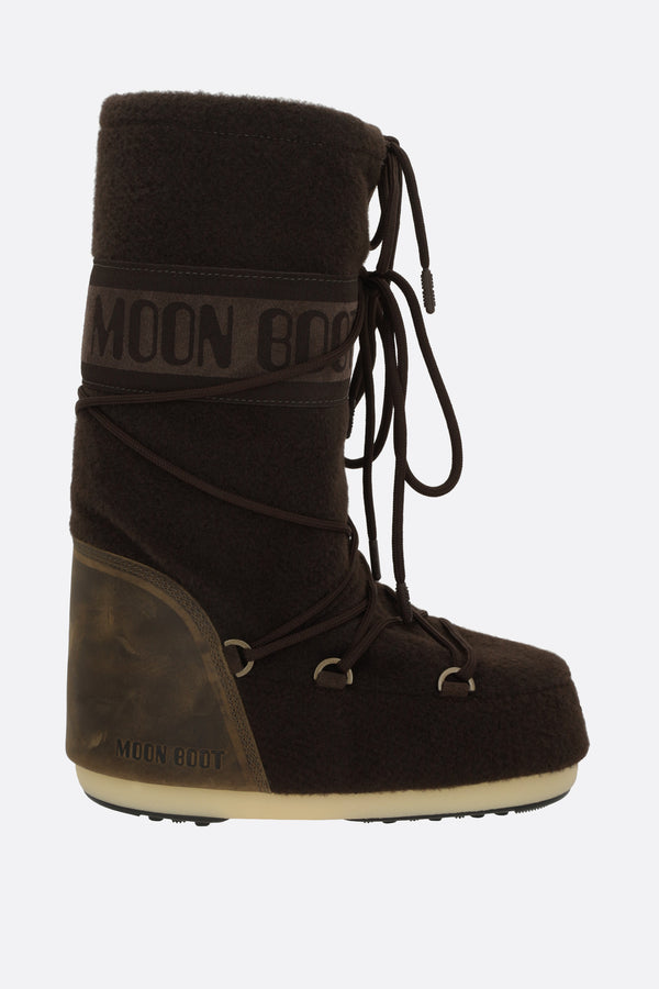 stivale da neve alto Icon in feltro e nubuck