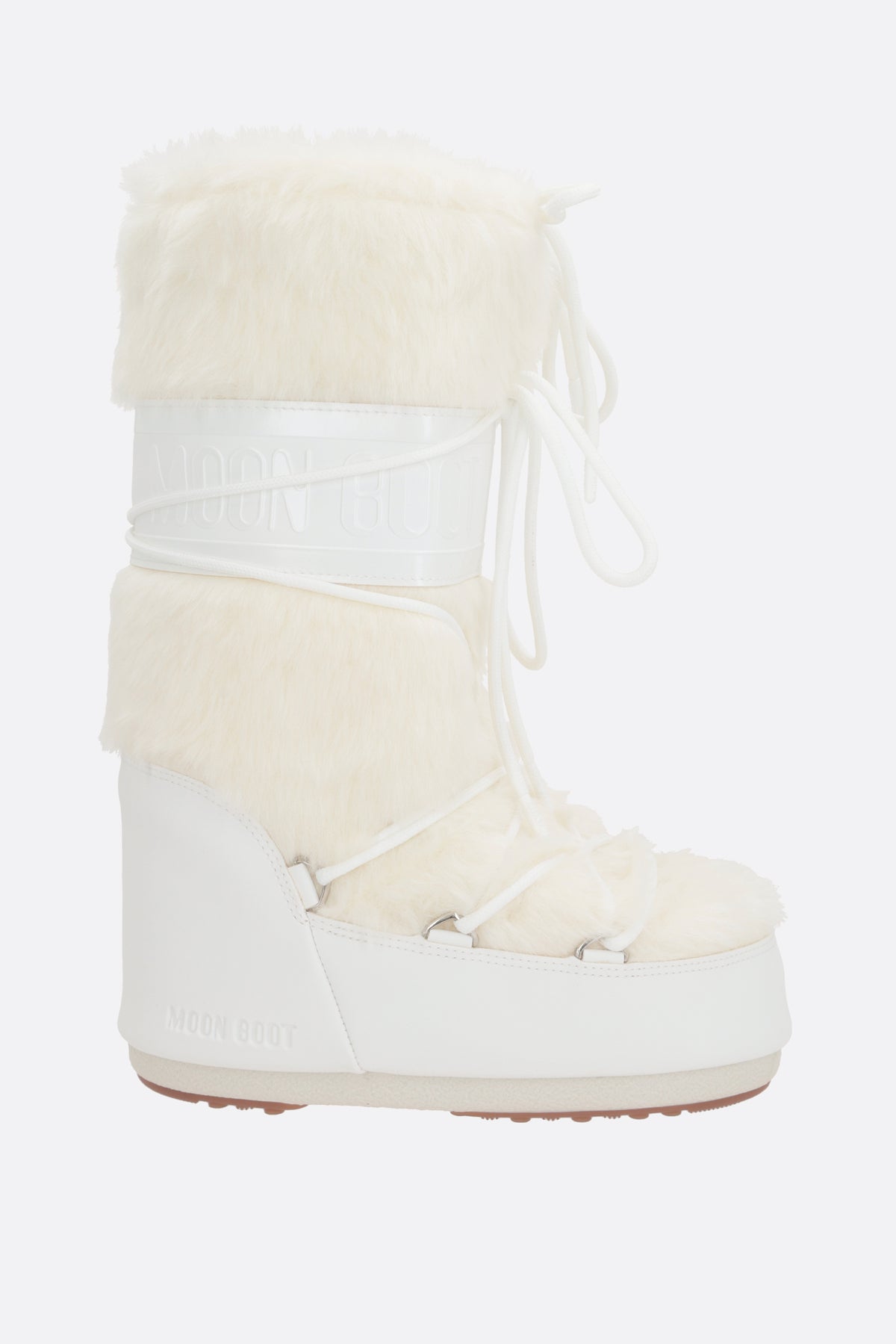 Icon high-top snow boot in faux fur