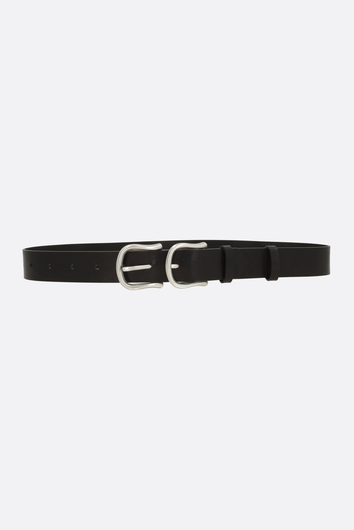 Fionn belt in smooth leather