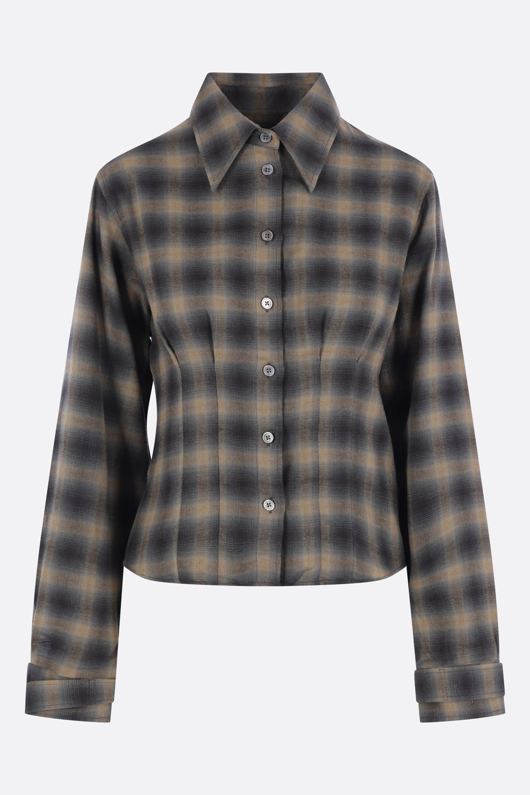 Envelop shirt in check flannel