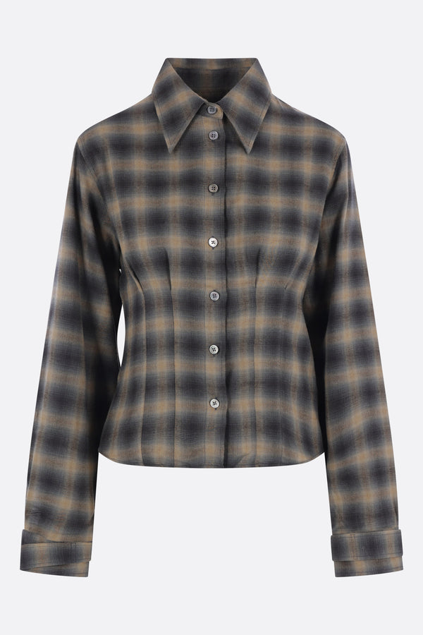 Envelop shirt in check flannel