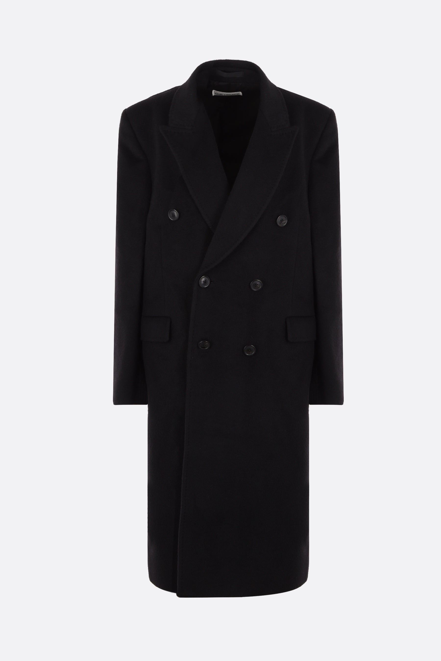 Whale coat in mohair wool blend