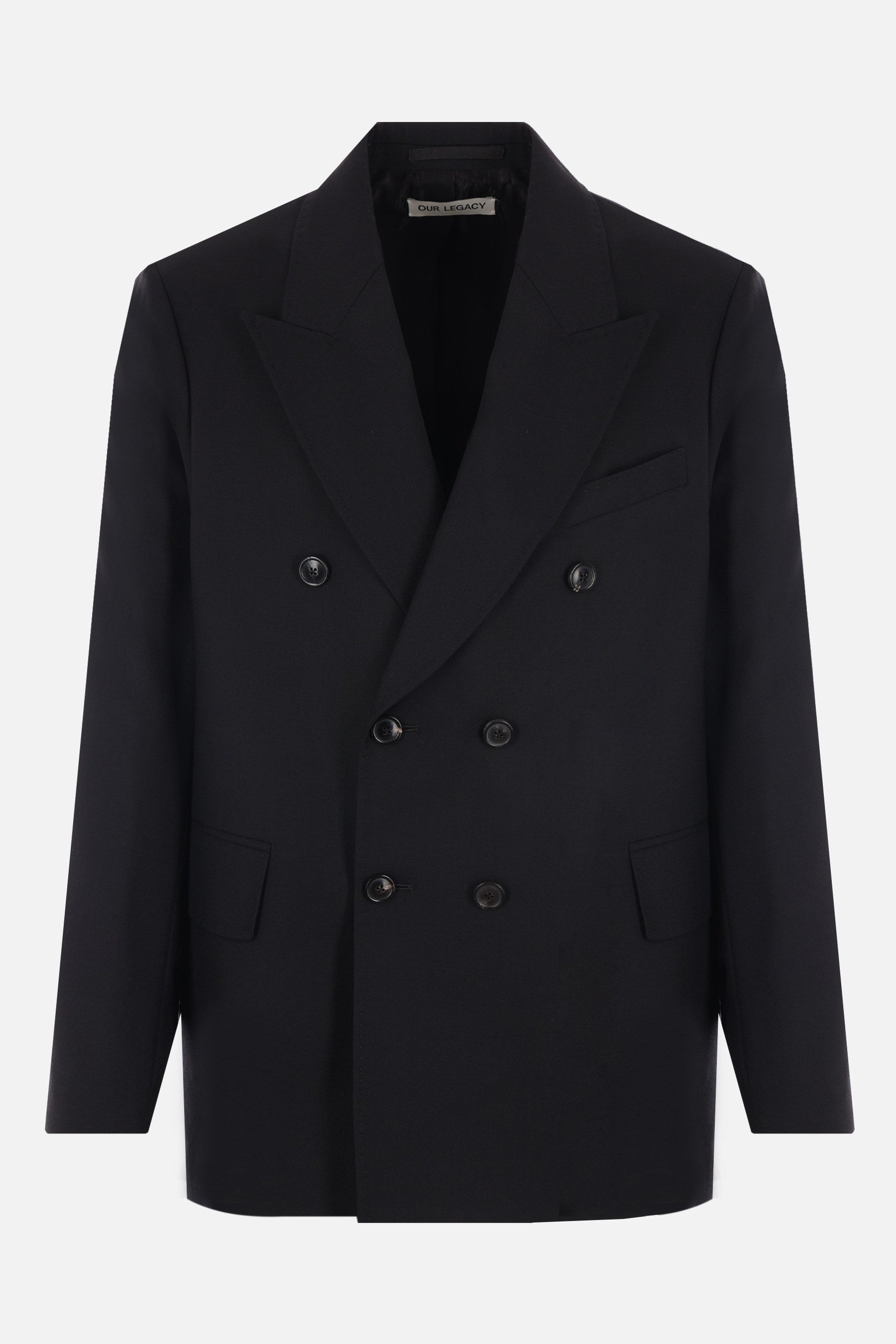double-breasted jacket in wool