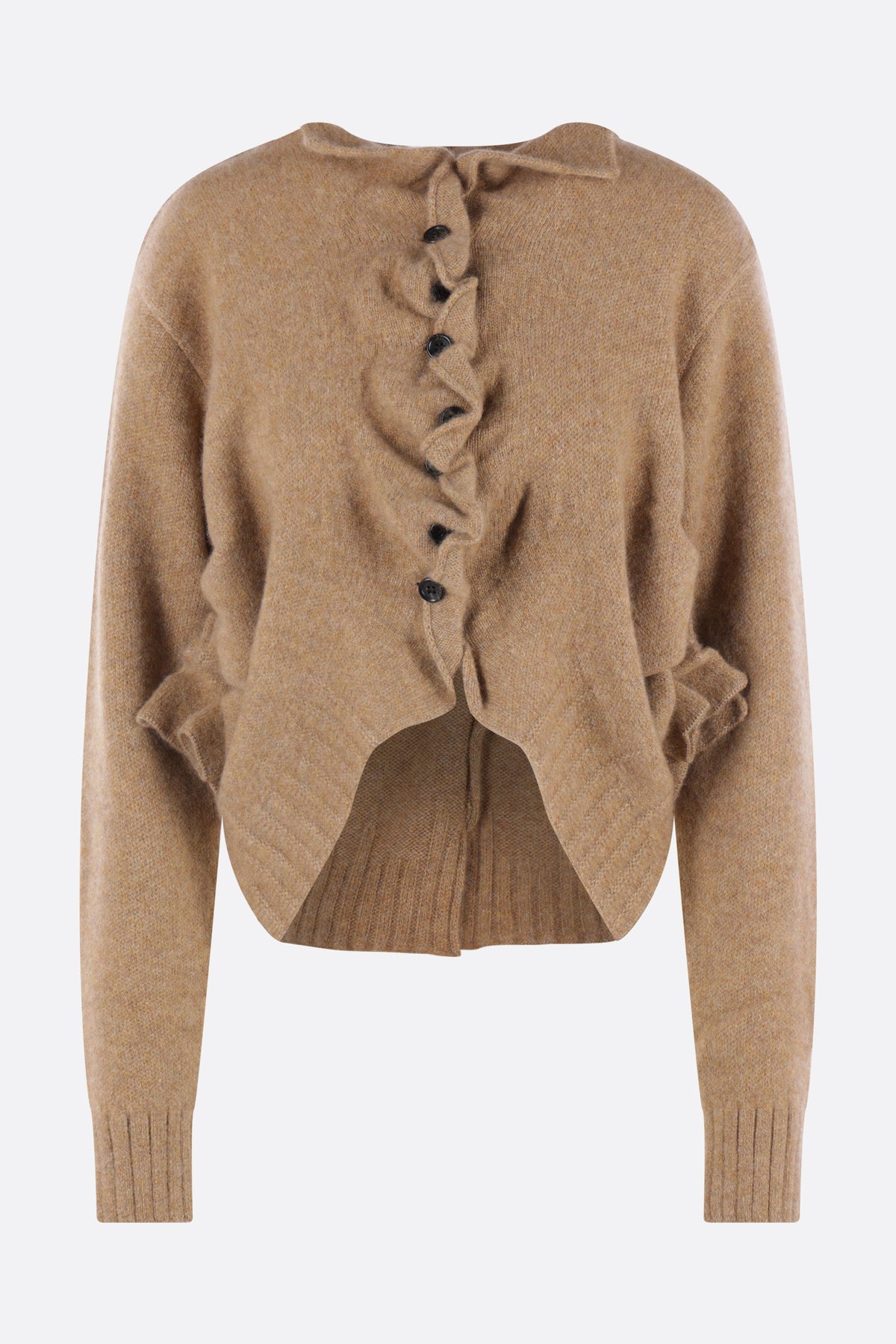 cardigan asimmetrico in cashmere