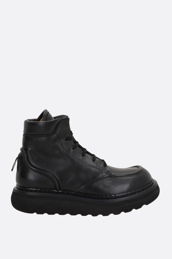 Nodik ankle boots in grainy leather