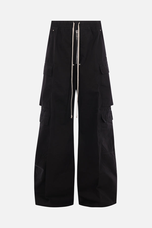 Double Cargo Jumbo Belas trousers in gabardine