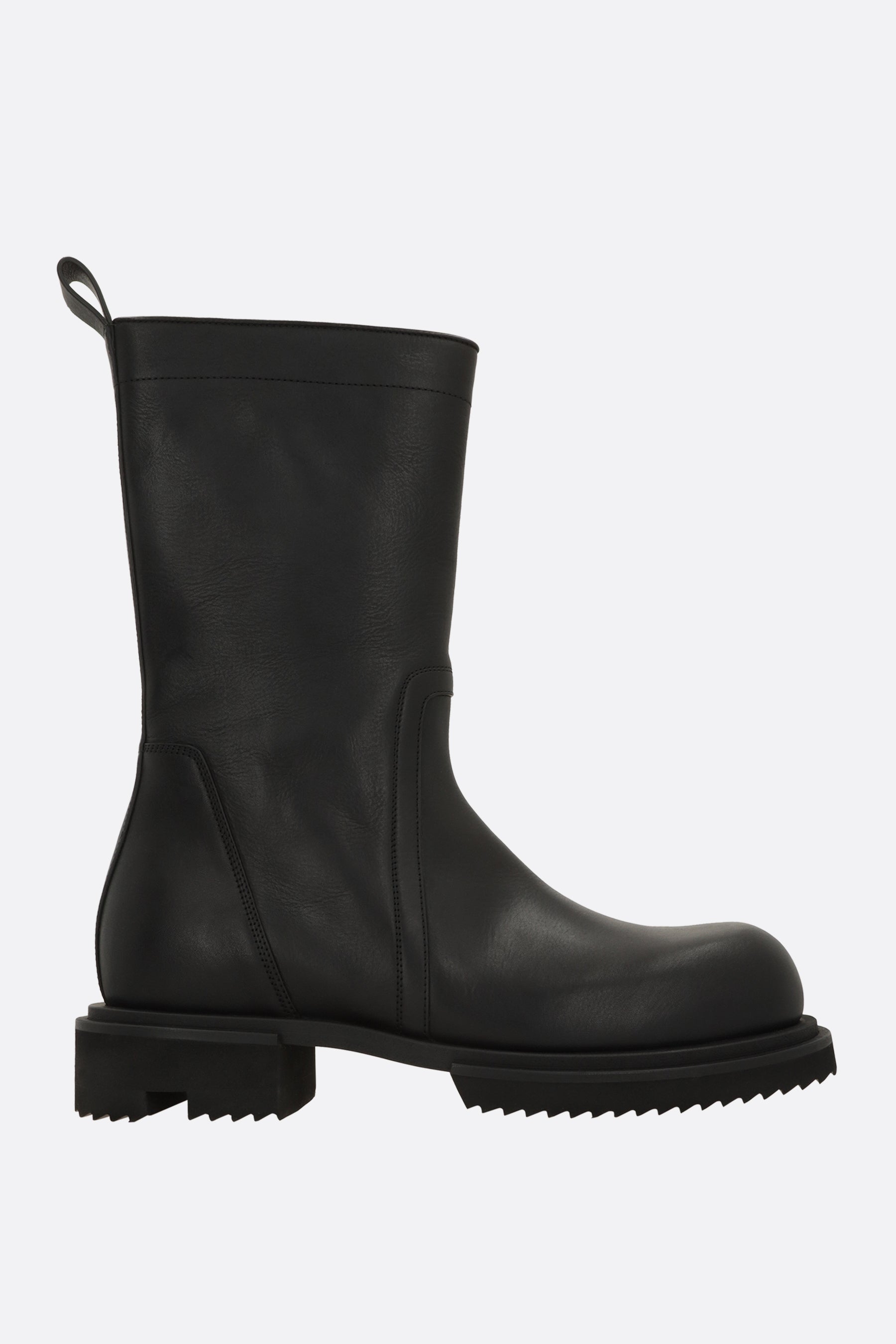 Creeper Gabe ankle boots in smooth leather