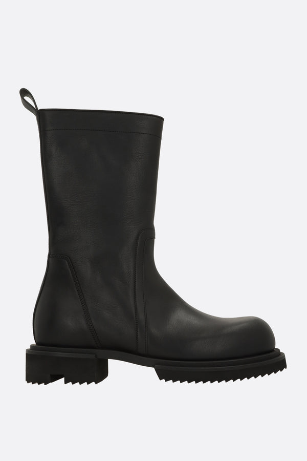Creeper Gabe ankle boots in smooth leather