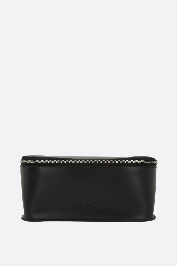 medium beauty case in smooth leather