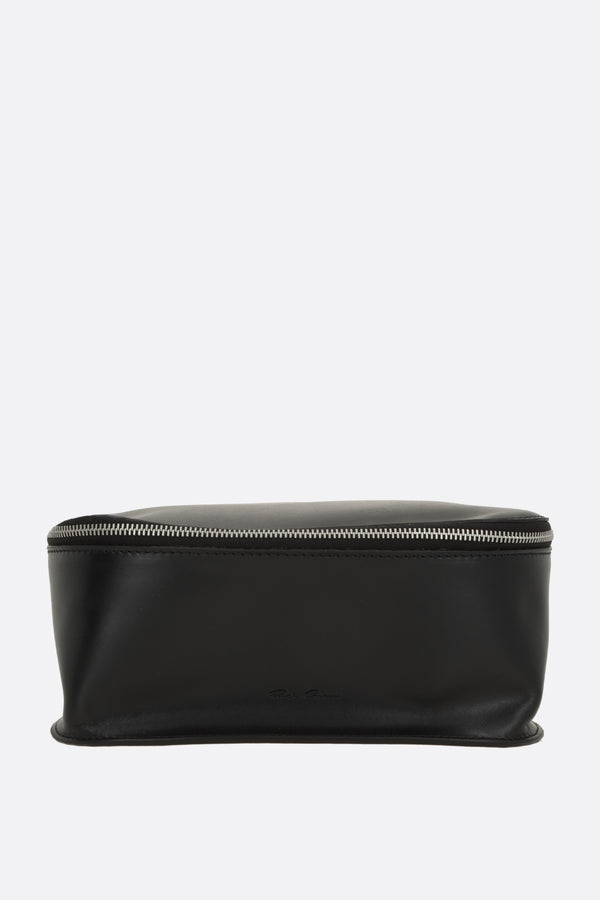 large beauty case in smooth leather