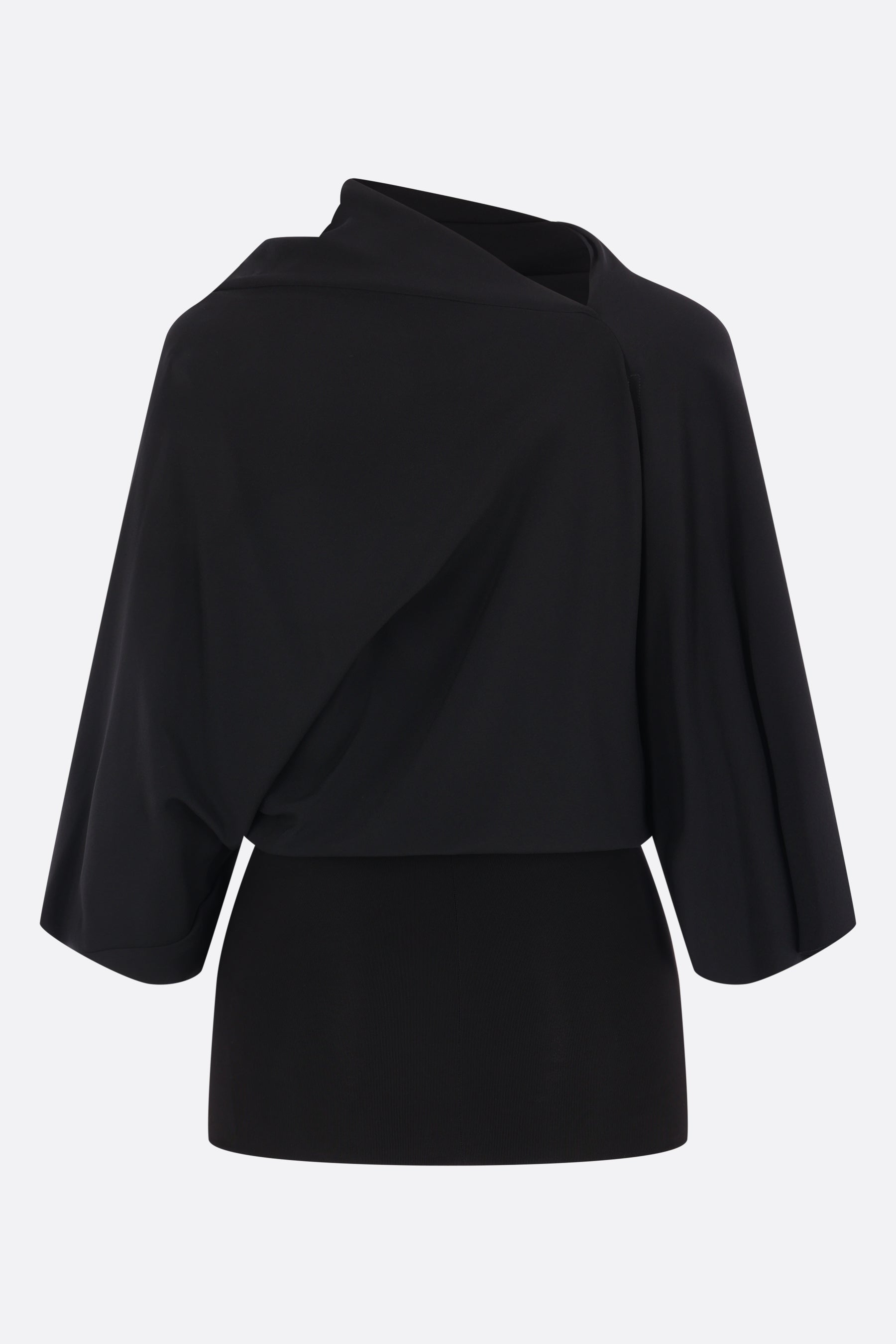 Cylinder blouse in crepe
