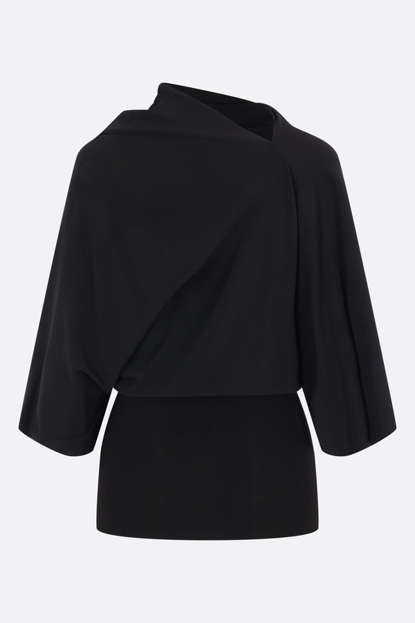 Cylinder blouse in crepe