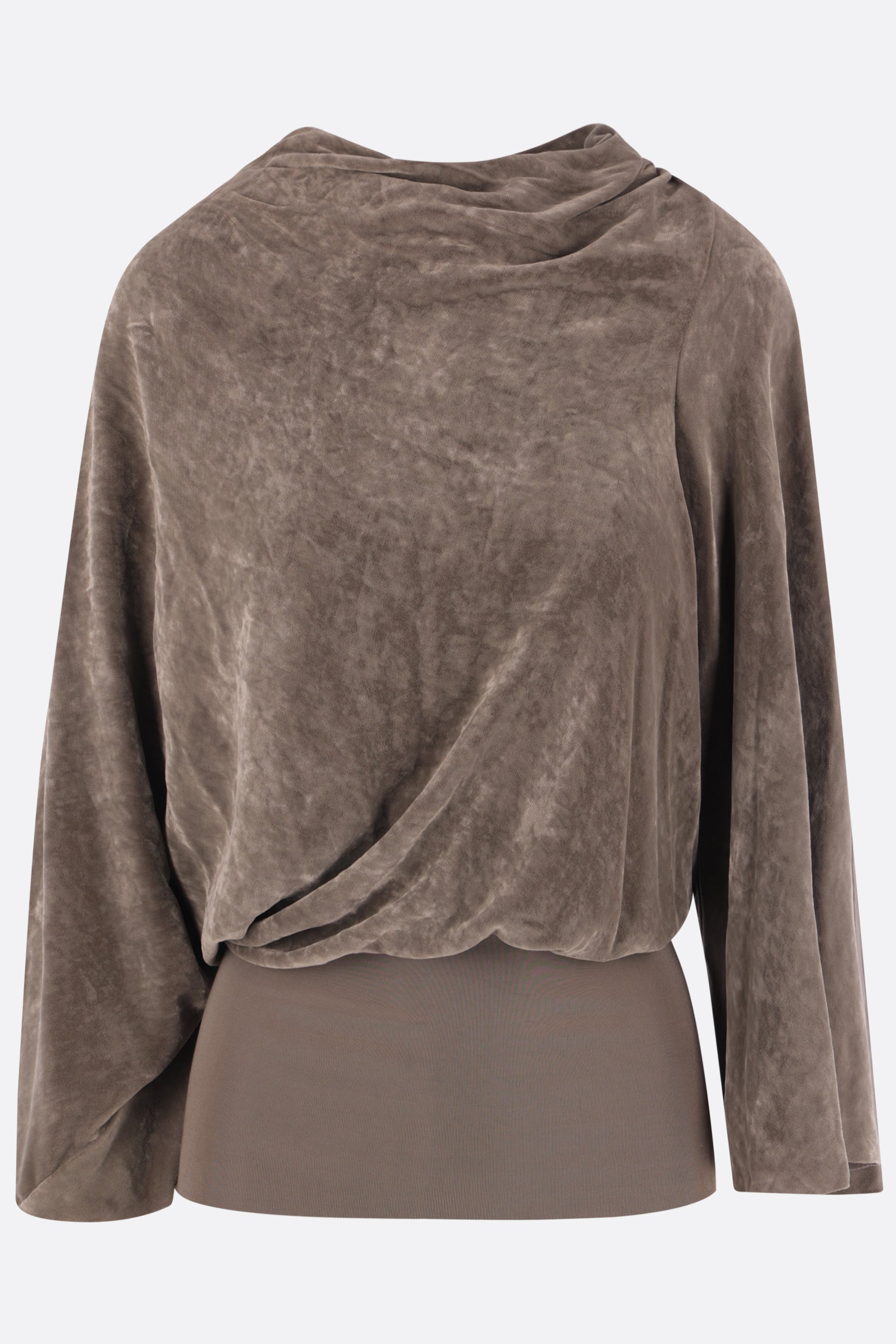 Cylinder blouse in chenille