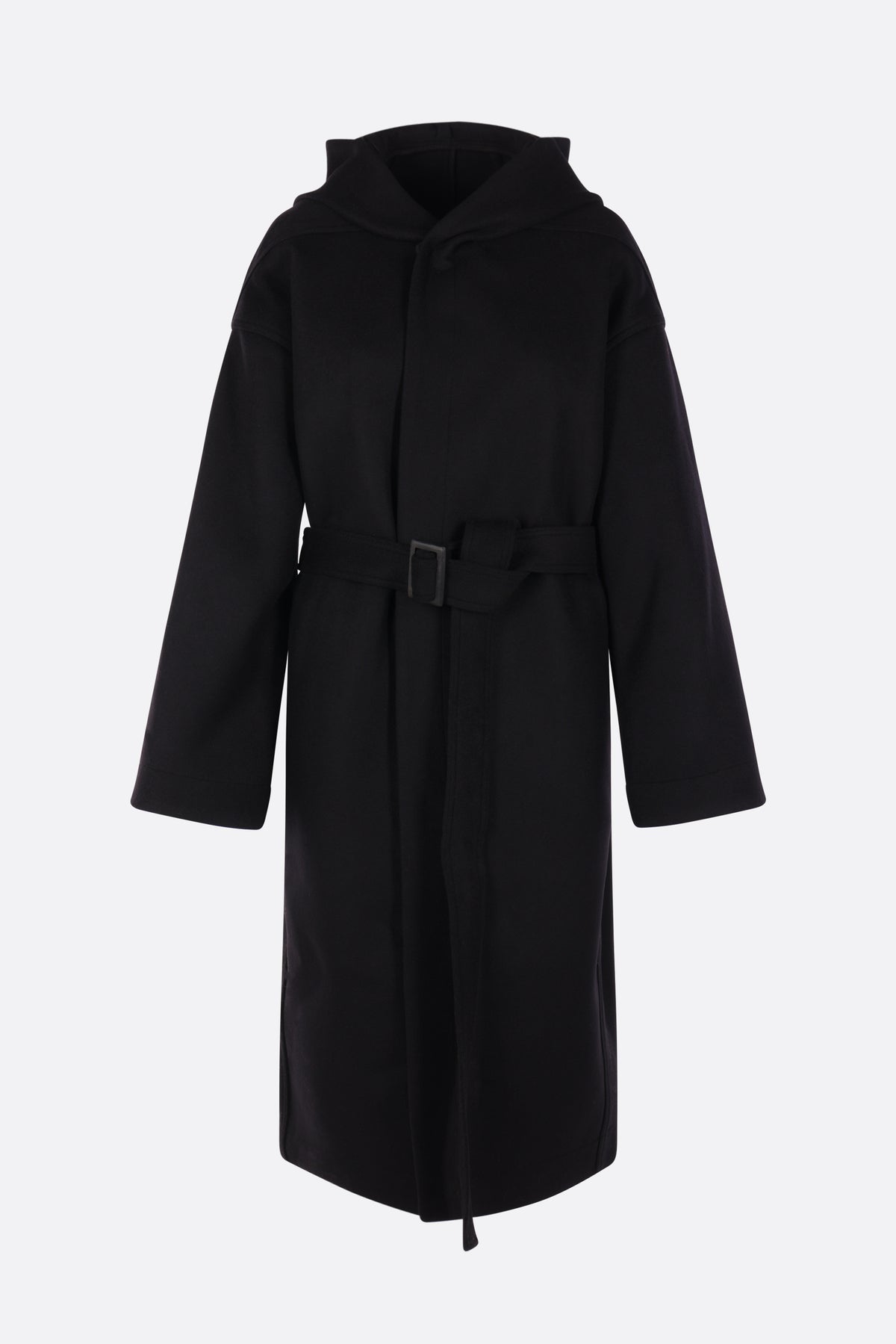 Tower hooded coat in wool