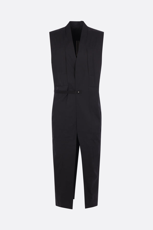 Lab long vest in cotton