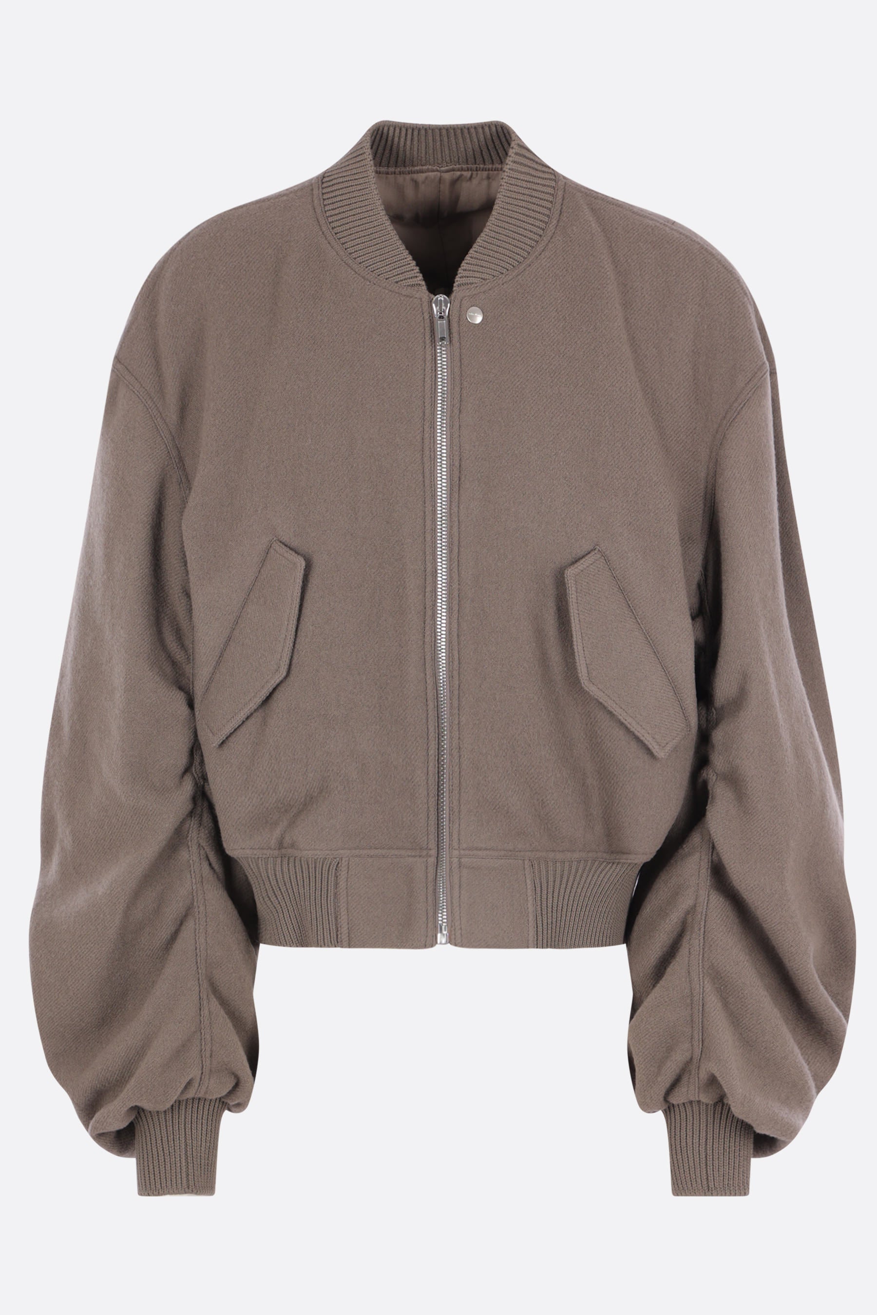 Secchia Flight oversized bomber jacket in wool