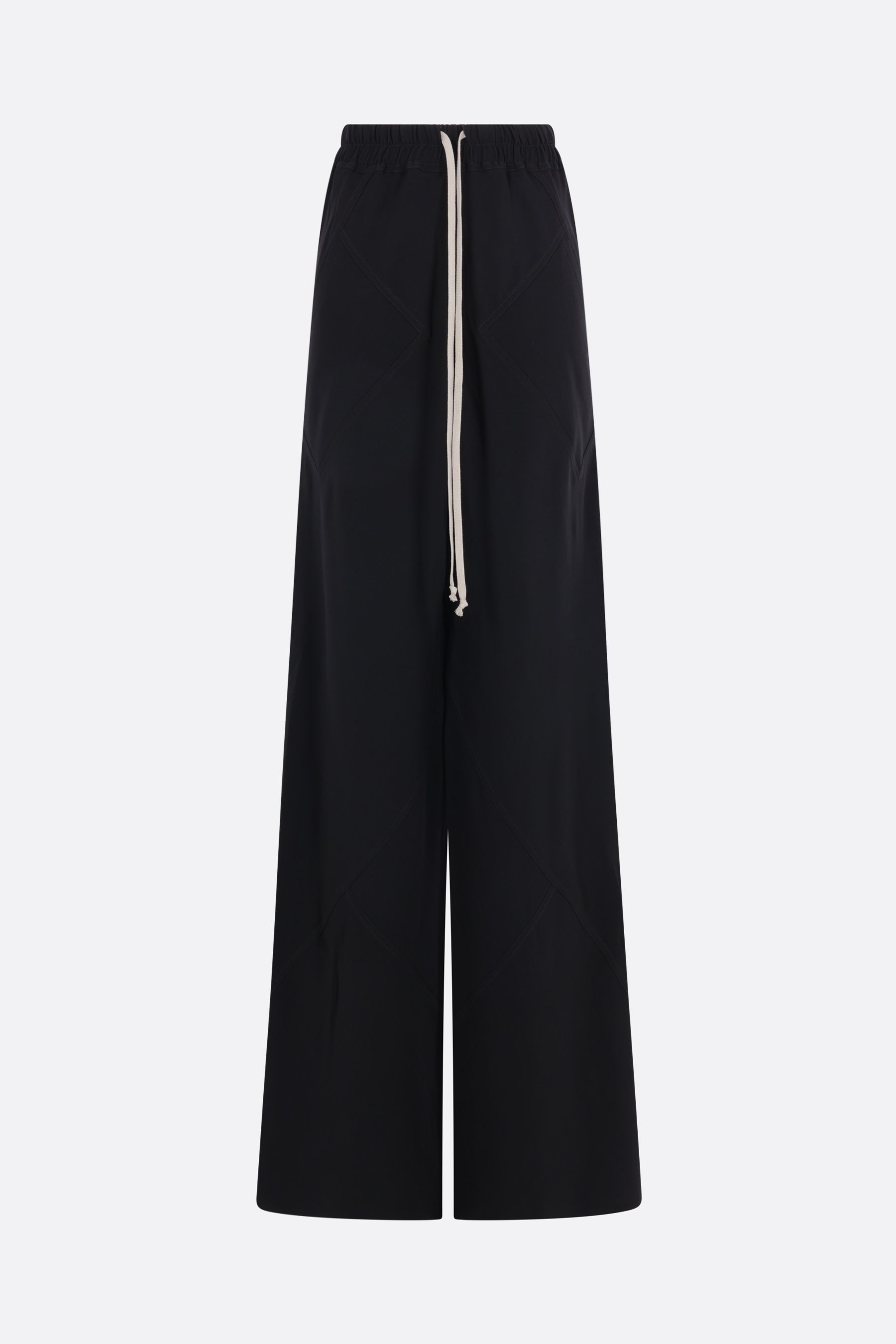 Drawstring Bias trousers in crepe