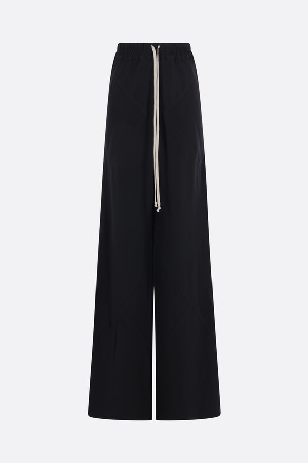 Drawstring Bias trousers in crepe