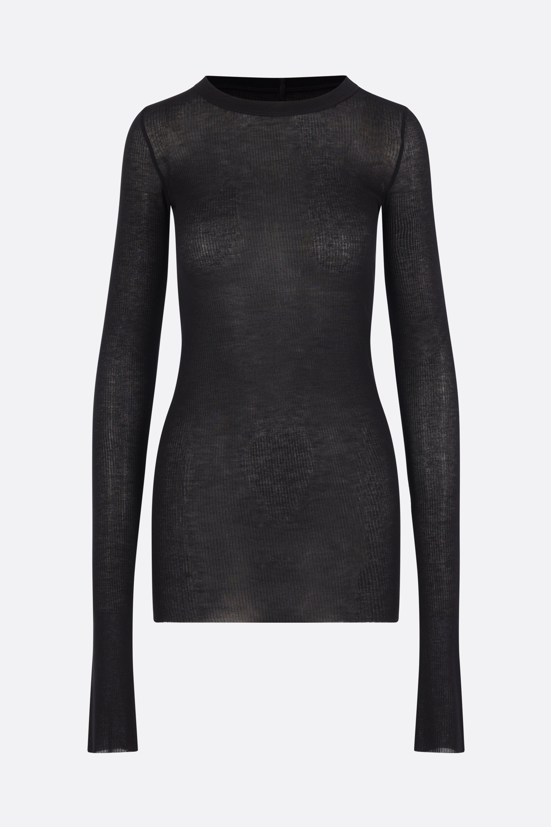 long-sleeve t-shirt in rib jersey