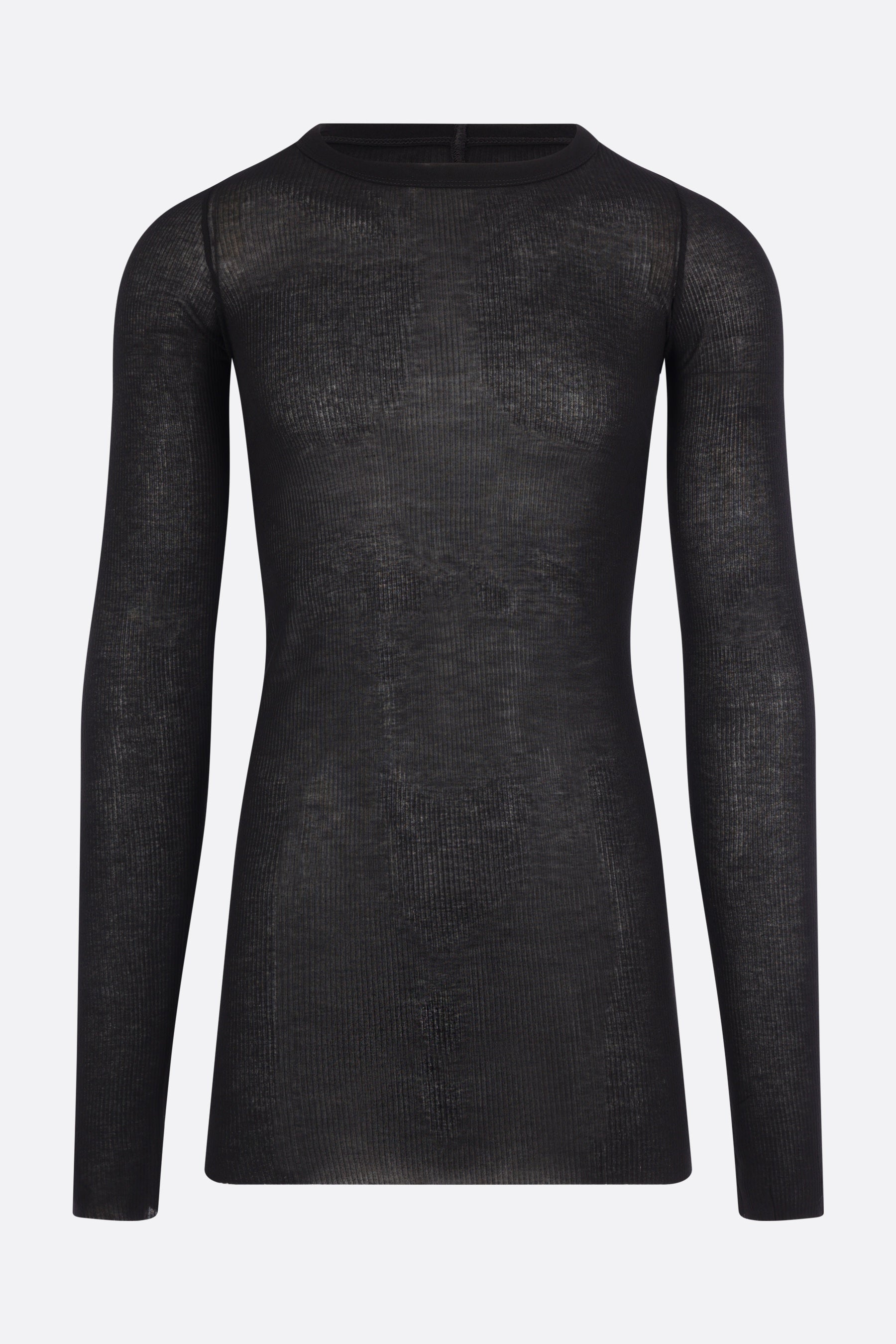 long-sleeve t-shirt in rib jersey