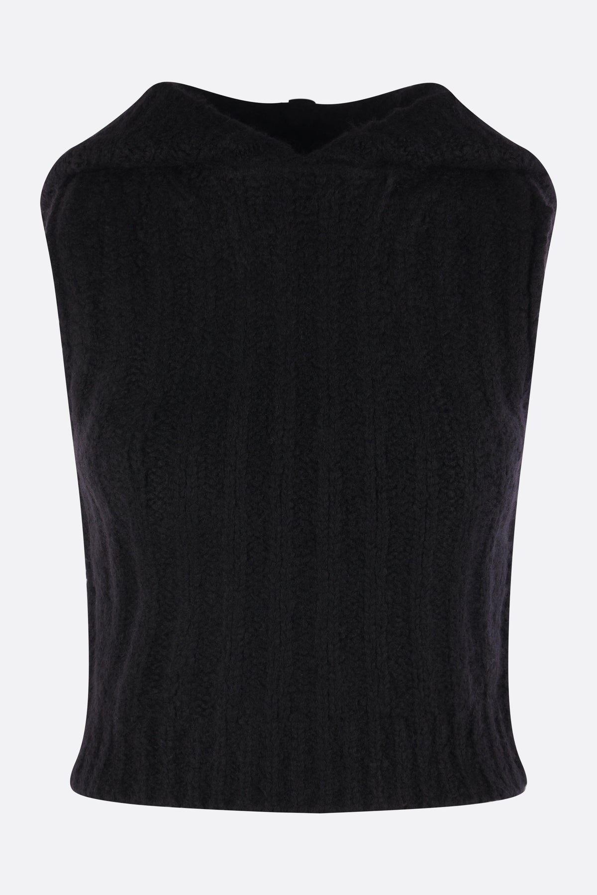 top cropped in cashmere e seta
