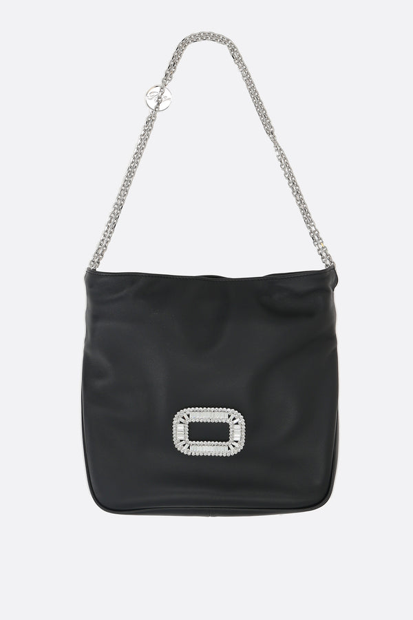 Mini Pilgrim shoulder bag in nappa