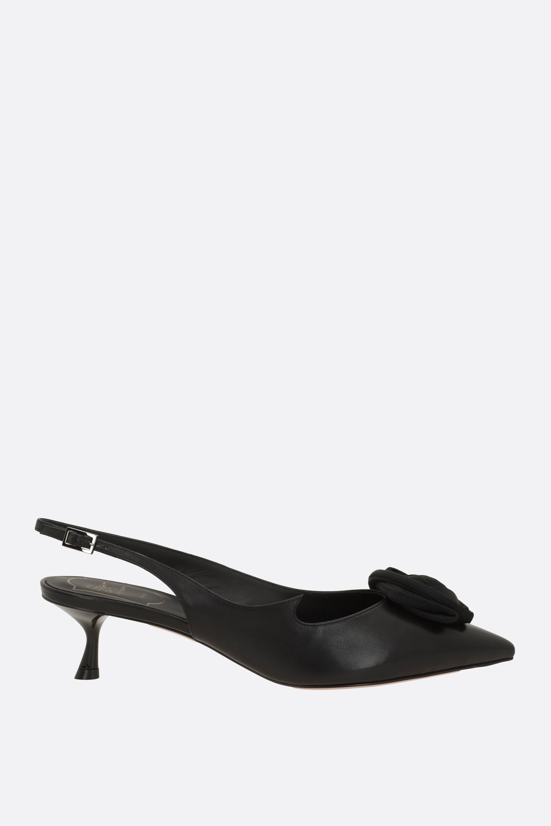 Rose Vivier slingbacks in nappa