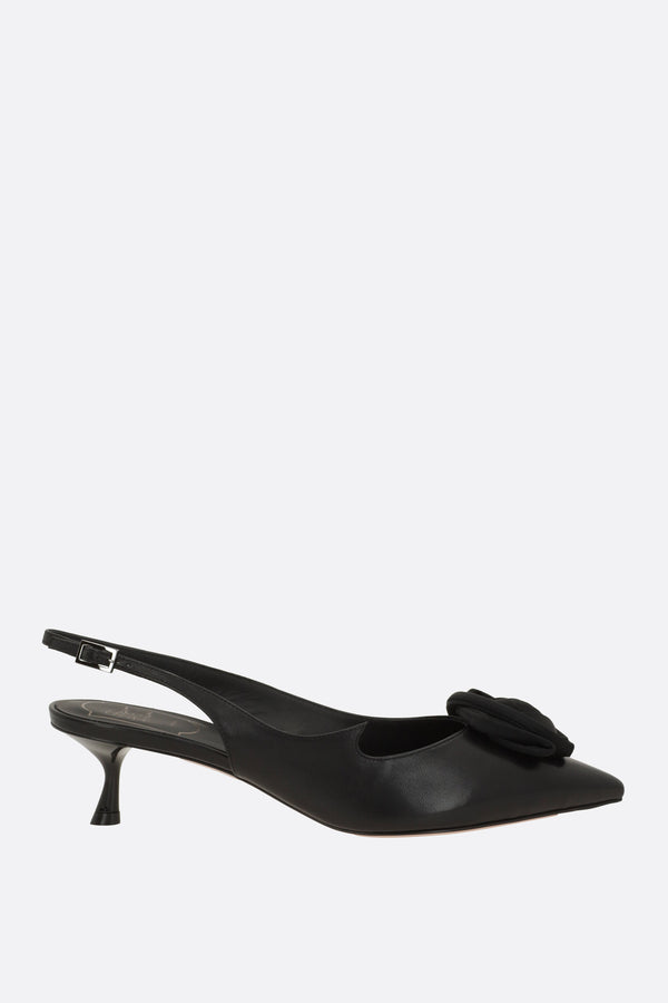 Rose Vivier slingbacks in nappa